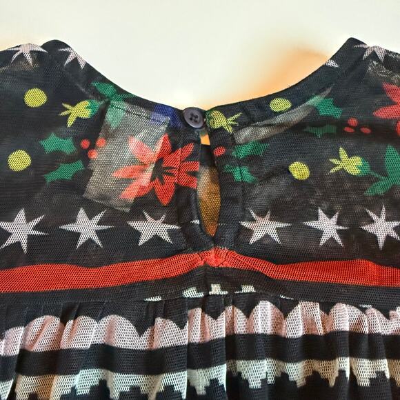 Hanna Andersson Flounce Tulle Dress Deck The Halls 110cm 5 - Picture 10 of 10